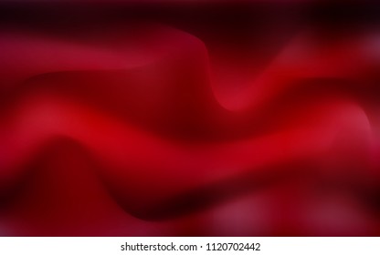 Dark Red vector template with bent ribbons. Shining crooked illustration in marble style. A completely new template for your business design.