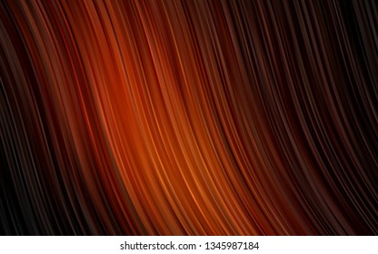 Dark Red vector template with bent lines. Creative geometric illustration in marble style with gradient. Textured wave pattern for backgrounds.