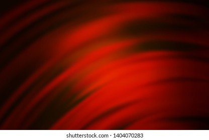 Dark Red vector template with bent lines. An elegant bright illustration with gradient. Abstract style for your business design.