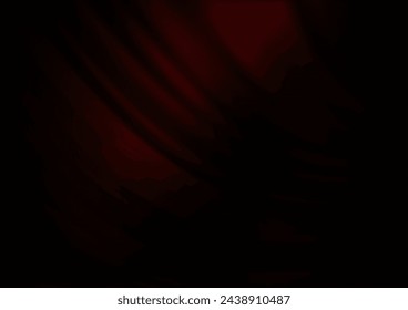 Dark Red vector template with bent ribbons. An elegant bright illustration with gradient. The elegant pattern for brand book.