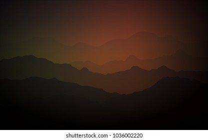 Dark Red vector template with bubble shapes. An elegant bright illustration with gradient. A completely new template for your business design.