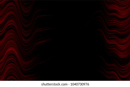 Dark Red vector template with bubble shapes. Modern gradient abstract illustration with bandy lines. A completely new template for your business design.