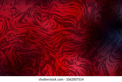 Dark Red vector template with bubble shapes. Blurred geometric sample with gradient bubbles.  Pattern for your business design.
