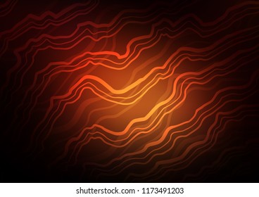 Dark Red vector template with bubble shapes. Shining illustration, which consist of blurred lines, circles. A completely new marble design for your business.