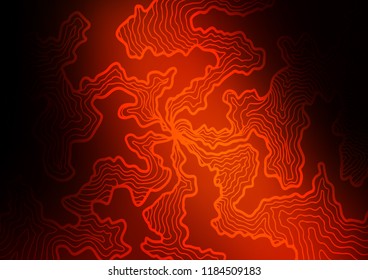Dark Red vector template with bubble shapes. A completely new color illustration in marble style. Brand new design for your ads, poster, banner.