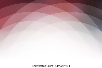 Dark Red vector template with bubble shapes. A vague circumflex abstract illustration with gradient. A completely new memphis design for your business.