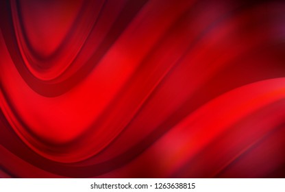 Dark Red vector template with bubble shapes. Colorful abstract illustration with gradient lines. A completely new memphis design for your business.