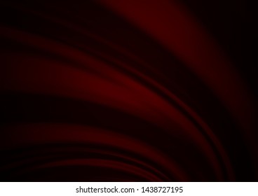 Dark Red vector template with bubble shapes. Colorful abstract illustration with gradient lines. New composition for your brand book.