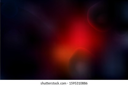 Dark Red vector template with bubble shapes. Creative geometric illustration in memphis style with gradient. Pattern for your business design.