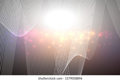 Dark Red vector template with carnival confetti. Glitter abstract illustration with colorful confetti, ribbons. The pattern can be used for birthday gifts, congratulations.
