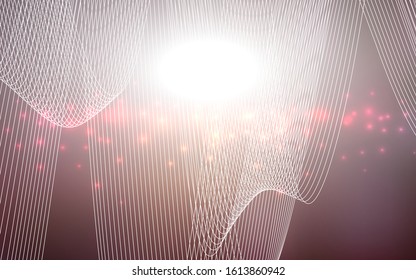 Dark Red vector template with carnival confetti. Glitter abstract illustration with colorful confetti, ribbons. The pattern can be used for birthday gifts, congratulations.