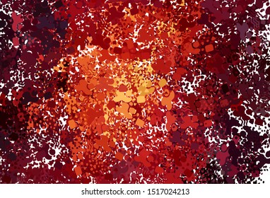 Dark Red vector template with chaotic shapes. Simple colorful illustration with abstract gradient shapes. Best smart design for your business.