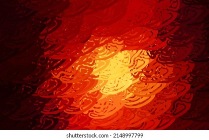 Dark Red vector template with chaotic poly shapes. Modern abstract illustration with colorful random forms. Modern design for your business card.
