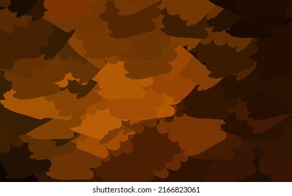 Dark Red vector template with chaotic shapes. Modern abstract illustration with colorful random forms. Modern design for your business card.