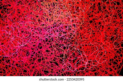 Dark Red vector template with chaotic shapes. Simple colorful illustration with abstract gradient shapes. Elegant design for wallpapers.