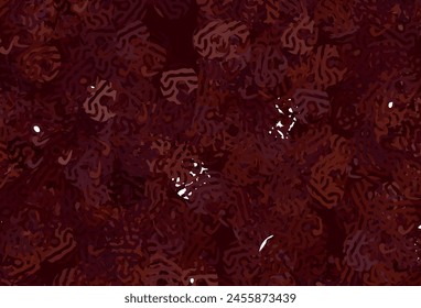 Dark Red vector template with chaotic shapes. Illustration with colorful gradient shapes in abstract style. Simple design for your web site.