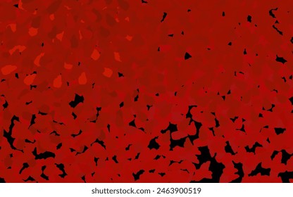 Dark Red vector template with chaotic shapes. Decorative design in abstract style with random forms. Best smart design for your business.