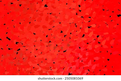 Dark Red vector template with chaotic shapes. Colorful chaotic forms with gradient in modern style. Best smart design for your business.