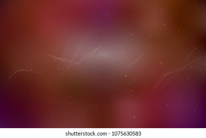 Dark Red vector template with circles. Illustration with set of shining colorful abstract circles. The pattern can be used for aqua ad, booklets.