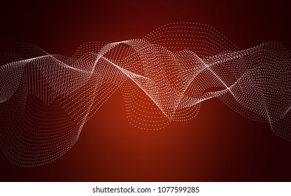 Dark Red vector template with circles. Blurred decorative design in abstract style with bubbles. The pattern can be used for beautiful websites.