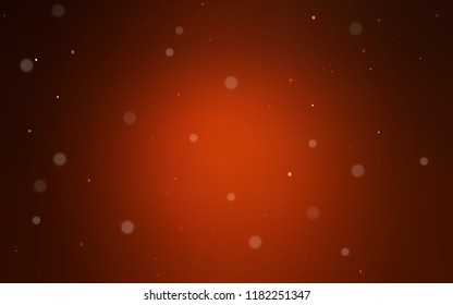 Dark Red vector template with circles. Modern abstract illustration with colorful water drops. Completely new template for your brand book.