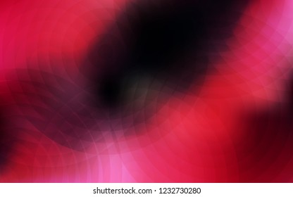 Dark Red vector template with circles. Modern abstract illustration with colorful water drops. Completely new template for your brand book.