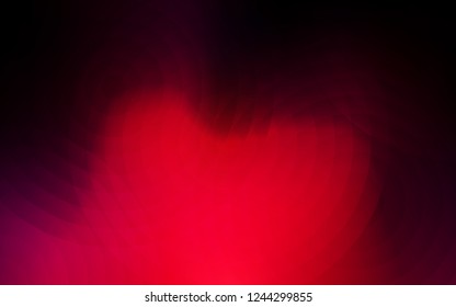 Dark Red vector template with circles. Blurred bubbles on abstract background with colorful gradient. Pattern can be used for ads, leaflets.
