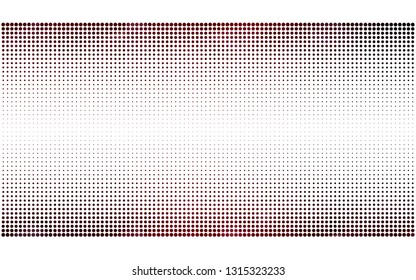Dark Red vector  template with circles. Blurred decorative design in abstract style with bubbles. Pattern for futuristic ad, booklets.