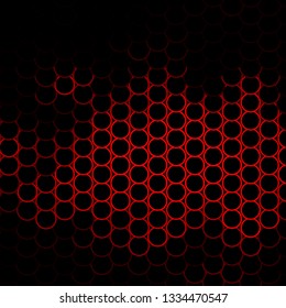 Dark Red vector template with circles. Glitter abstract illustration with colorful drops. Design for posters, banners.