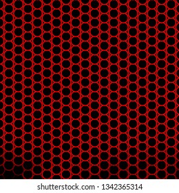 Dark Red vector template with circles. Illustration with set of shining colorful abstract spheres. Design for your commercials.