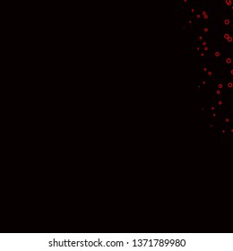 Dark Red vector template with circles. Modern abstract illustration with colorful circle shapes. Pattern for booklets, leaflets.
