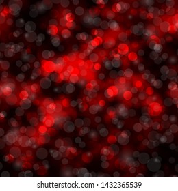 Dark Red vector template with circles. Colorful illustration with gradient dots in nature style. New template for your brand book.