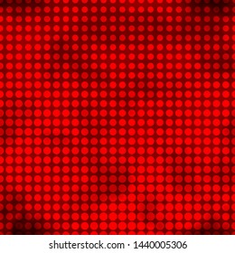 Dark Red vector template with circles. Colorful illustration with gradient dots in nature style. Pattern for business ads.