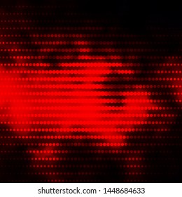 Dark Red vector template with circles. Abstract decorative design in gradient style with bubbles. Pattern for business ads.