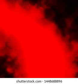 Dark Red vector template with circles. Abstract decorative design in gradient style with bubbles. Pattern for wallpapers, curtains.