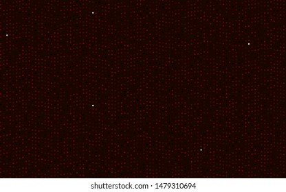 Dark Red vector template with circles. Illustration with set of shining colorful abstract circles. Pattern for beautiful websites.