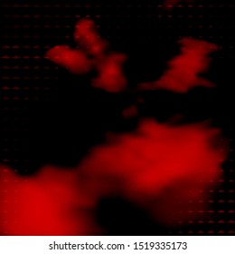 Dark Red vector template with circles. Abstract colorful disks on simple gradient background. Pattern for wallpapers, curtains.