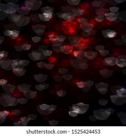 Dark Red vector template with circles. Colorful illustration with gradient dots in nature style. Pattern for business ads.