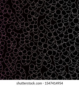 Dark Red vector template with circles. Colorful illustration with gradient dots in nature style. Design for your commercials.