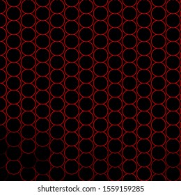 Dark Red vector template with circles. Colorful illustration with gradient dots in nature style. Design for posters, banners.