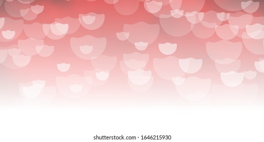 Dark Red vector template with circles. Abstract illustration with colorful spots in nature style. Pattern for websites, landing pages.
