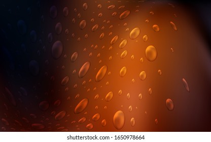 Dark Red vector template with circles. Modern abstract illustration with colorful water drops. The pattern can be used for aqua ad, booklets.