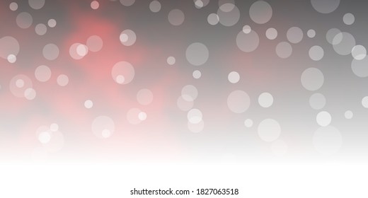 Dark Red vector template with circles. Illustration with set of shining colorful abstract spheres. Pattern for wallpapers, curtains.