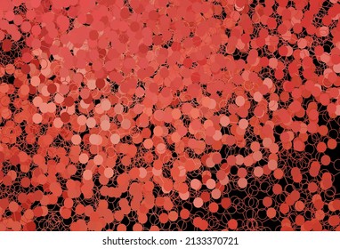 Dark Red vector template with circles. Illustration with set of shining colorful abstract circles. Pattern for ads, leaflets.