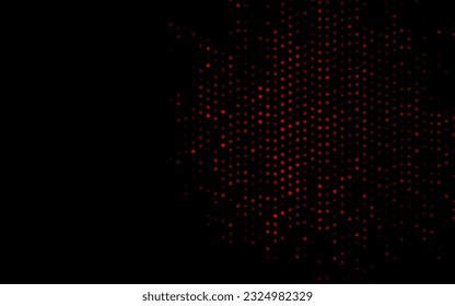 Dark Red vector template with circles. Blurred bubbles on abstract background with colorful gradient. Pattern for beautiful websites.