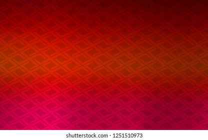 Dark Red vector template with crystals, rectangles. Beautiful illustration with rectangles and squares. Pattern can be used for websites.