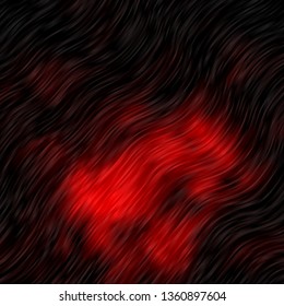 Dark Red vector template with curved lines. Colorful illustration in circular style with lines. Pattern for ads, commercials.