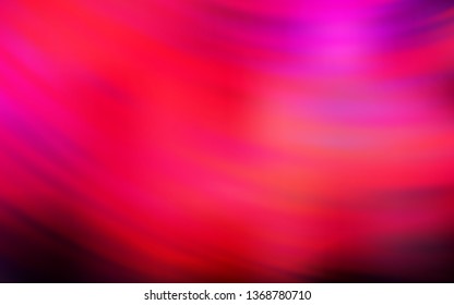 Dark Red vector template with curved lines. Colorful geometric sample with gradient lines.  Abstract design for your web site.
