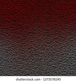 Dark Red vector template with curved lines. Colorful illustration in abstract style with bent lines. Pattern for busines booklets, leaflets