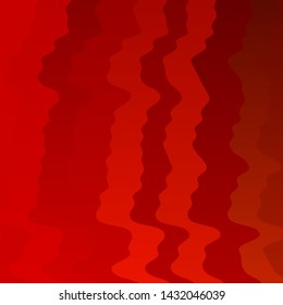 Dark Red vector template with curved lines. Colorful illustration in circular style with lines. Pattern for booklets, leaflets.